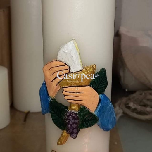 Alto Relieve Cirio Pascual #2 IMPOSICIÓN DE MANOS